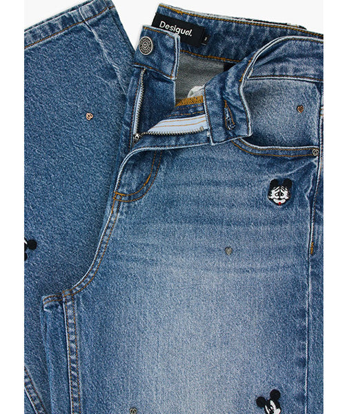 ディズニーミッキーキュロットデニムパンツ Desigual 26WWDD09